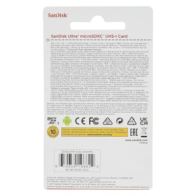 Карта пам’яті MICRO SDXC 512GB UHS-I SDSQUNR-512G-GN3MN SANDISK Карта пам’яті MICRO SDXC 512GB UHS-I SDSQUNR-512G-GN3MN SANDISK