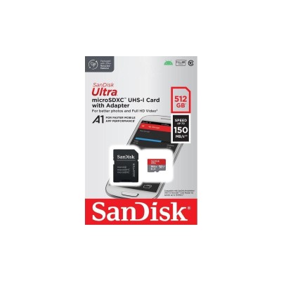 Карта пам’яті MICRO SDXC 512GB UHS-I W/A SDSQUAC-512G-GN6MA SANDISK Карта пам’яті MICRO SDXC 512GB UHS-I W/A SDSQUAC-512G-GN6MA SANDISK