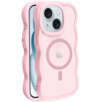 Чохол TPU+PC Undine with MagSafe для Apple iPhone 13 / 14 (6.1") Pink Чохол TPU+PC Undine with MagSafe для Apple iPhone 13 / 14 (6.1") Pink