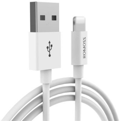 Кабель Romoss CB12 USB-Lightning 5V2.4A 1m (CB12-101-04H)білий Кабель Romoss CB12 USB-Lightning 5V2.4A 1m (CB12-101-04H)білий