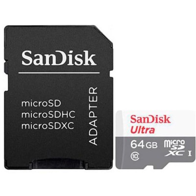 Карта пам`яті SDXC 64GB UHS-I SDSQUNR-064G-GN3MA SANDISK Карта пам`яті SDXC 64GB UHS-I SDSQUNR-064G-GN3MA SANDISK
