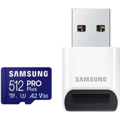 Карта пам’яті MICRO SDXC PRO+ 512GB W/ADAPT. MB-MD512SB/WW SAMSUNG
