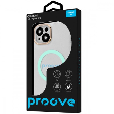 Чохол Proove Cuprum Case with Magnetic Ring iPhone 13 cream