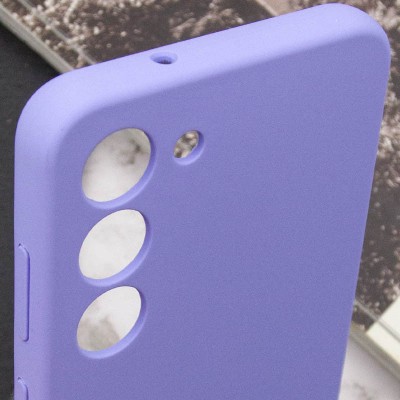 Чохол Silicone Cover Lakshmi Full Camera (AAA) для Samsung Galaxy S22 Бузковий / Dasheen Чохол Silicone Cover Lakshmi Full Camera (AAA) для Samsung Galaxy S22 Бузковий / Dasheen