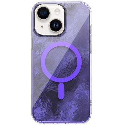 Чохол TPU Shiny Mountain (MagFit) для Apple iPhone 14 / 13 (6.1") Purple Чохол TPU Shiny Mountain (MagFit) для Apple iPhone 14 / 13 (6.1") Purple