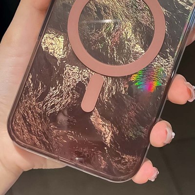 Чохол TPU Shiny Mountain (MagFit) для Apple iPhone 16 (6.1") Chocolate Чохол TPU Shiny Mountain (MagFit) для Apple iPhone 16 (6.1") Chocolate