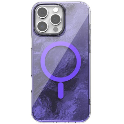 Чохол TPU Shiny Mountain (MagFit) для Apple iPhone 16 Pro (6.3") Purple Чохол TPU Shiny Mountain (MagFit) для Apple iPhone 16 Pro (6.3") Purple
