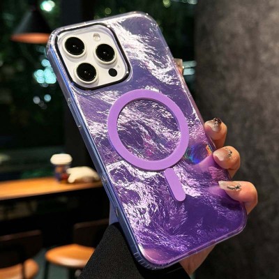 Чохол TPU Shiny Mountain (MagFit) для Apple iPhone 16 Pro (6.3") Purple Чохол TPU Shiny Mountain (MagFit) для Apple iPhone 16 Pro (6.3") Purple