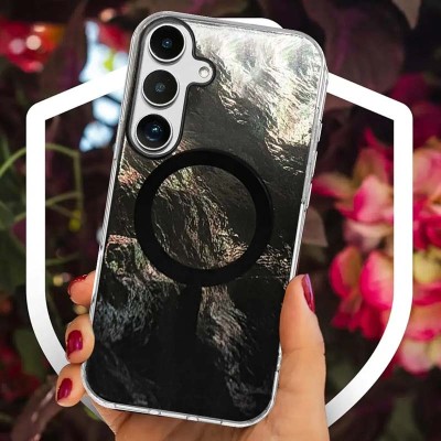 Чохол TPU Shiny Mountain (MagFit) для Samsung Galaxy S23 FE Black Чохол TPU Shiny Mountain (MagFit) для Samsung Galaxy S23 FE Black