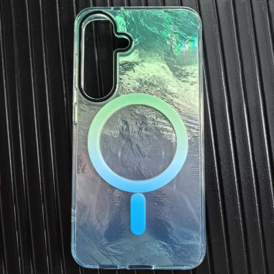 Чохол TPU Shiny Mountain (MagFit) для Samsung Galaxy S23 FE Green / Blue Чохол TPU Shiny Mountain (MagFit) для Samsung Galaxy S23 FE Green / Blue