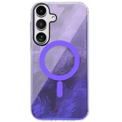 Чохол TPU Shiny Mountain (MagFit) для Samsung Galaxy S23 FE Purple Чохол TPU Shiny Mountain (MagFit) для Samsung Galaxy S23 FE Purple
