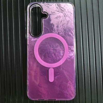 Чохол TPU Shiny Mountain (MagFit) для Samsung Galaxy S24+ Pink Чохол TPU Shiny Mountain (MagFit) для Samsung Galaxy S24+ Pink