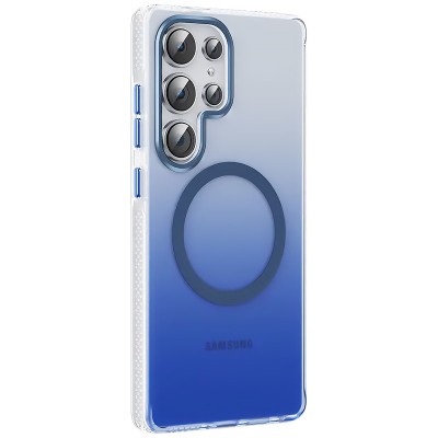 Чохол TPU+PC Phantom with MagSafe для Samsung Galaxy S25 Ultra Blue Чохол TPU+PC Phantom with MagSafe для Samsung Galaxy S25 Ultra Blue