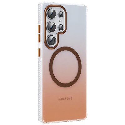 Чохол TPU+PC Phantom with MagSafe для Samsung Galaxy S25 Ultra Golden Чохол TPU+PC Phantom with MagSafe для Samsung Galaxy S25 Ultra Golden