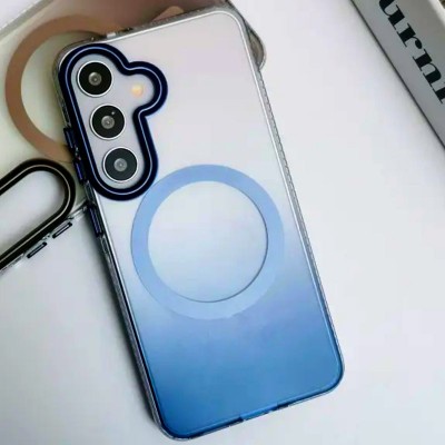 Чохол TPU+PC Phantom with MagSafe для Samsung Galaxy S25+ Blue