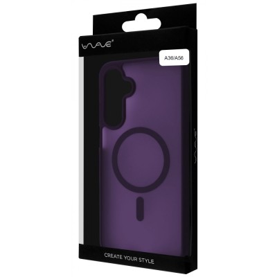 Чохол WAVE Matte Color Case with Magnetic Ring Samsung Galaxy A36/A56 deep purple