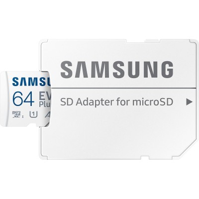 Карта пам’яті MICRO SDXC EVO+ 64GB V10 W/A MB-MC64SA/EU SAMSUNG Карта пам’яті MICRO SDXC EVO+ 64GB V10 W/A MB-MC64SA/EU SAMSUNG