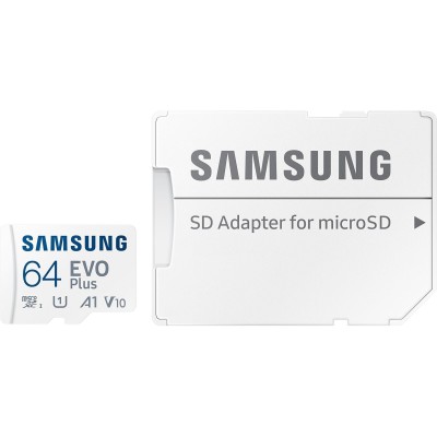 Карта пам’яті MICRO SDXC EVO+ 64GB V10 W/A MB-MC64SA/EU SAMSUNG Карта пам’яті MICRO SDXC EVO+ 64GB V10 W/A MB-MC64SA/EU SAMSUNG