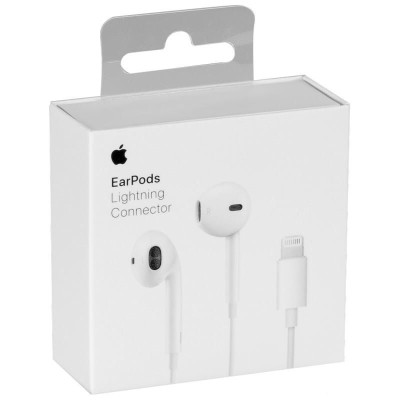 Навушники Apple EarPods with Mic Lightning MMTN2 Навушники Apple EarPods with Mic Lightning MMTN2
