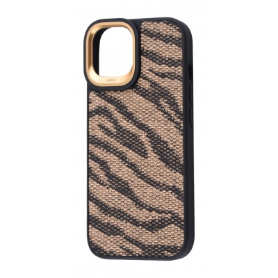 Чохол Kajsa Glamorus Collection iPhone 15 Pro bronze