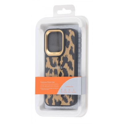 Чохол Kajsa Glamorus Collection iPhone 15 Pro bronze