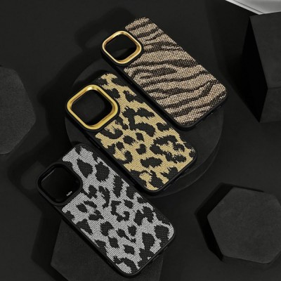 Чохол Kajsa Glamorus Collection iPhone 15 Pro bronze