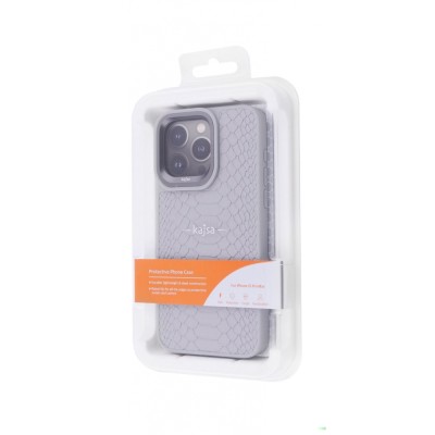 Чохол Kajsa Snake Pattern iPhone 15 Pro Max black
