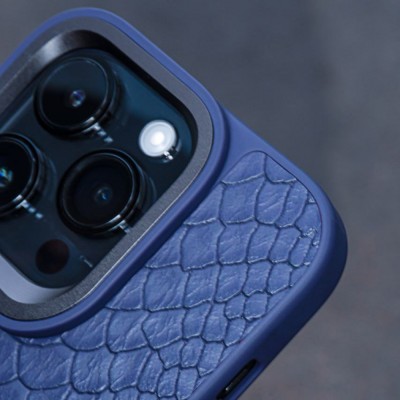 Чохол Kajsa Snake Pattern iPhone 15 Pro olive