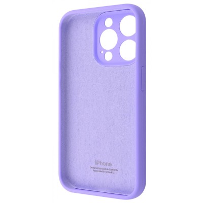 Чохол Silicone Case Camera Protection iPhone 14 Pro black