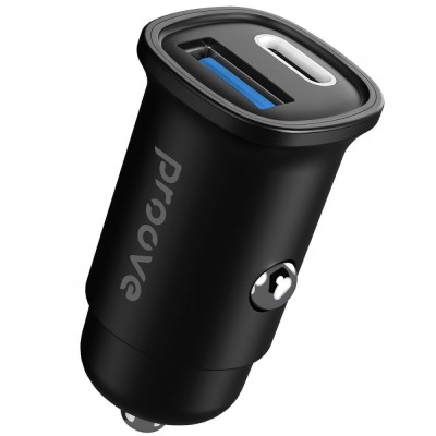 АЗП Proove Flash 30W (Type-C + USB) + Cable Type-C to Type-C (CCFC30111201) black