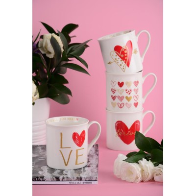 Чашка Limited Edition LOVE 310 мл / в асорт. (B153-E0332A/B/C/D) Чашка Limited Edition LOVE 310 мл / в асорт. (B153-E0332A/B/C/D)