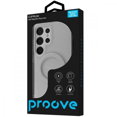 Чохол Proove Cuprum Case with Magnetic Ring Samsung Galaxy S25 Ultra white