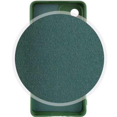 Чохол Silicone Cover Lakshmi Full Camera (AA) для Samsung Galaxy A55 Зелений / Dark green Чохол Silicone Cover Lakshmi Full Camera (AA) для Samsung Galaxy A55 Зелений / Dark green