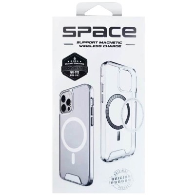 Чохол TPU Space Case with MagSafe для Samsung Galaxy S25+ / S24+ Прозорий Чохол TPU Space Case with MagSafe для Samsung Galaxy S25+ / S24+ Прозорий