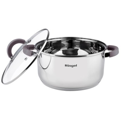 Каструля RINGEL Meyer 22 см (4.2 л) з кришкою (RG-2008-22) Каструля RINGEL Meyer 22 см (4.2 л) з кришкою (RG-2008-22)