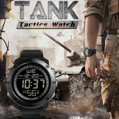 Цифровий Годинник NORTH EDGE TANK black