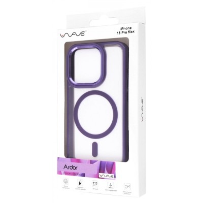 Чохол WAVE Ardor Case with Magnetic Ring iPhone 15 Pro Max black