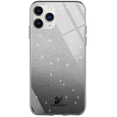 TPU+Glass чехол Swarovski для Apple iPhone 11 Pro (5.8") Черный TPU+Glass чехол Swarovski для Apple iPhone 11 Pro (5.8") Черный