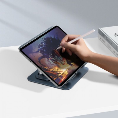 Підставка Для ноутбука Baseus UltraStable Pro Series Rotatable And Foldable Laptop Stand (Three-Fold, (B10059900811-01) Space Gr