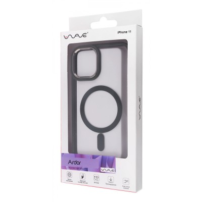 Чохол WAVE Ardor Case with Magnetic Ring iPhone 11 black