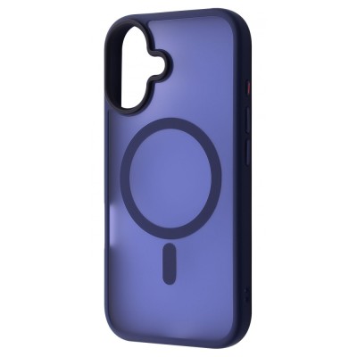 Чохол WAVE Matte Insane Case with Magnetic Ring iPhone 16 Plus midnight blue