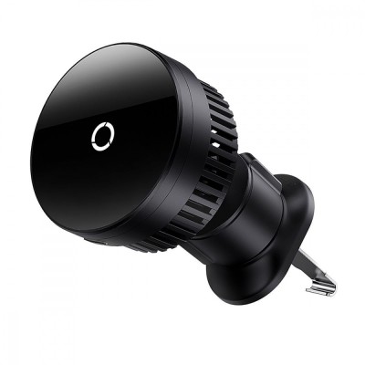 Автомобільний тримач з Бездротовим ЗП Baseus MagPro Series Magnetic Qi2 15W (C40164100121-01) black
