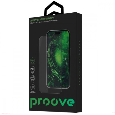Захисне скло Proove Safe Screen iPhone 15 Pro black