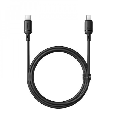 Кабель Baseus Silky Series Fast Charging Type-C to Type-C 100W (2m) (P10377704213-010 white