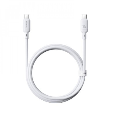 Кабель Baseus Silky Series Fast Charging Type-C to Type-C 100W (2m) (P10377704213-010 white