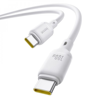 Кабель Baseus Silky Series Fast Charging Type-C to Type-C 100W (2m) (P10377704213-010 white