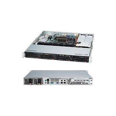 Серверний корпус 1U 400W CSE-813MFTQC-R407CB SUPERMICRO