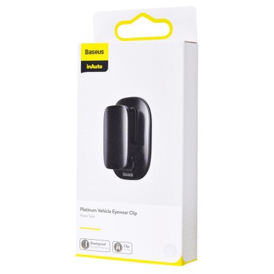 Тримач для окулярів Baseus Platinum Vehicle Paste type (ACYJN-A01) black