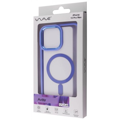 Чохол WAVE Ardor Case with Magnetic Ring iPhone 13 Pro Max light purple Чохол WAVE Ardor Case with Magnetic Ring iPhone 13 Pro Max light purple
