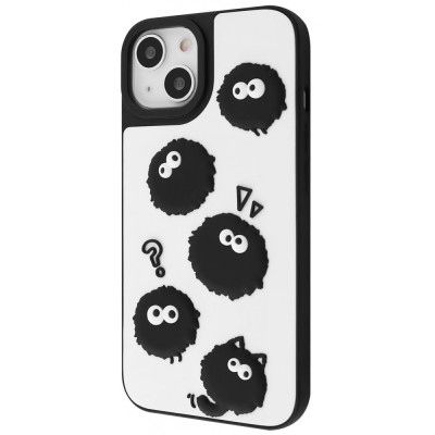 Чохол WAVE Doodle Case iPhone 13/14 black fluffy